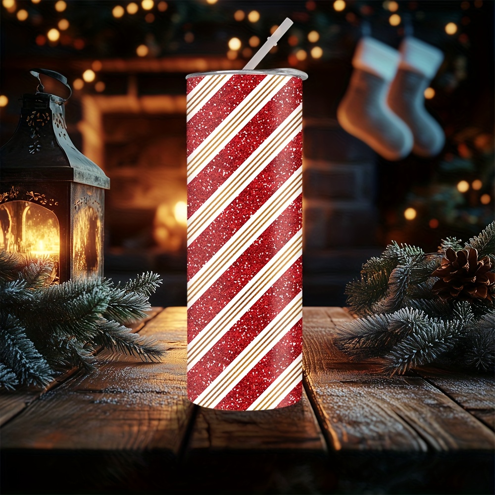 Tumbler 20Oz White - 1 szt. 20oz świąteczna butelka na