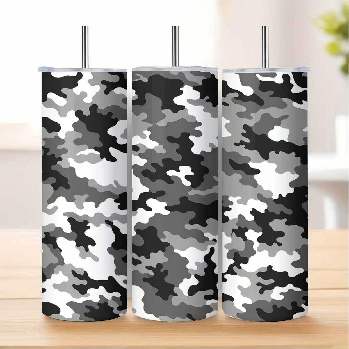 Tumbler 20Oz White - 1 szt. 20 oz Szary Czarny