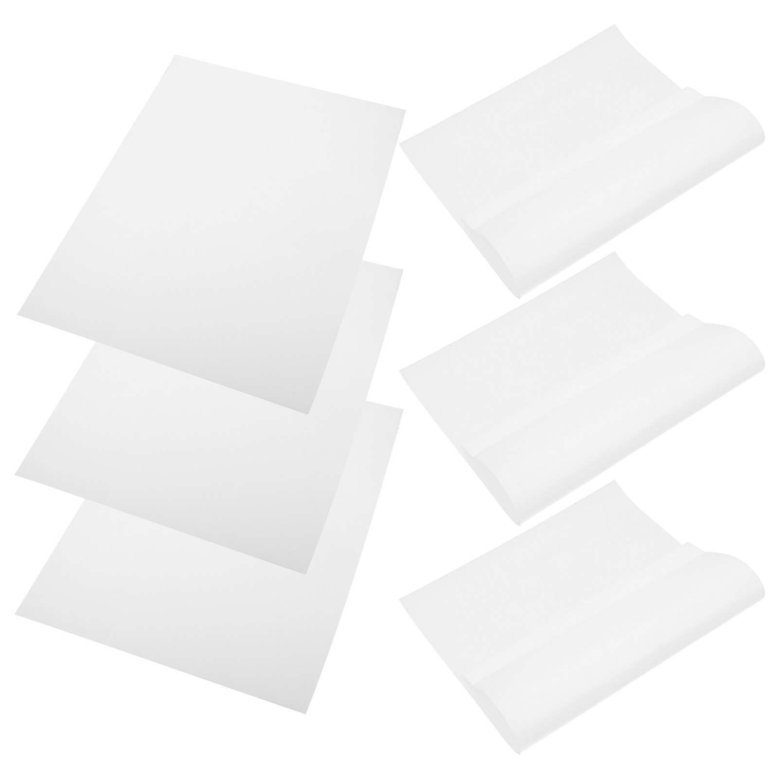 Yard Sign Blank - 6 sztuk białych flag ogrodowych, puste