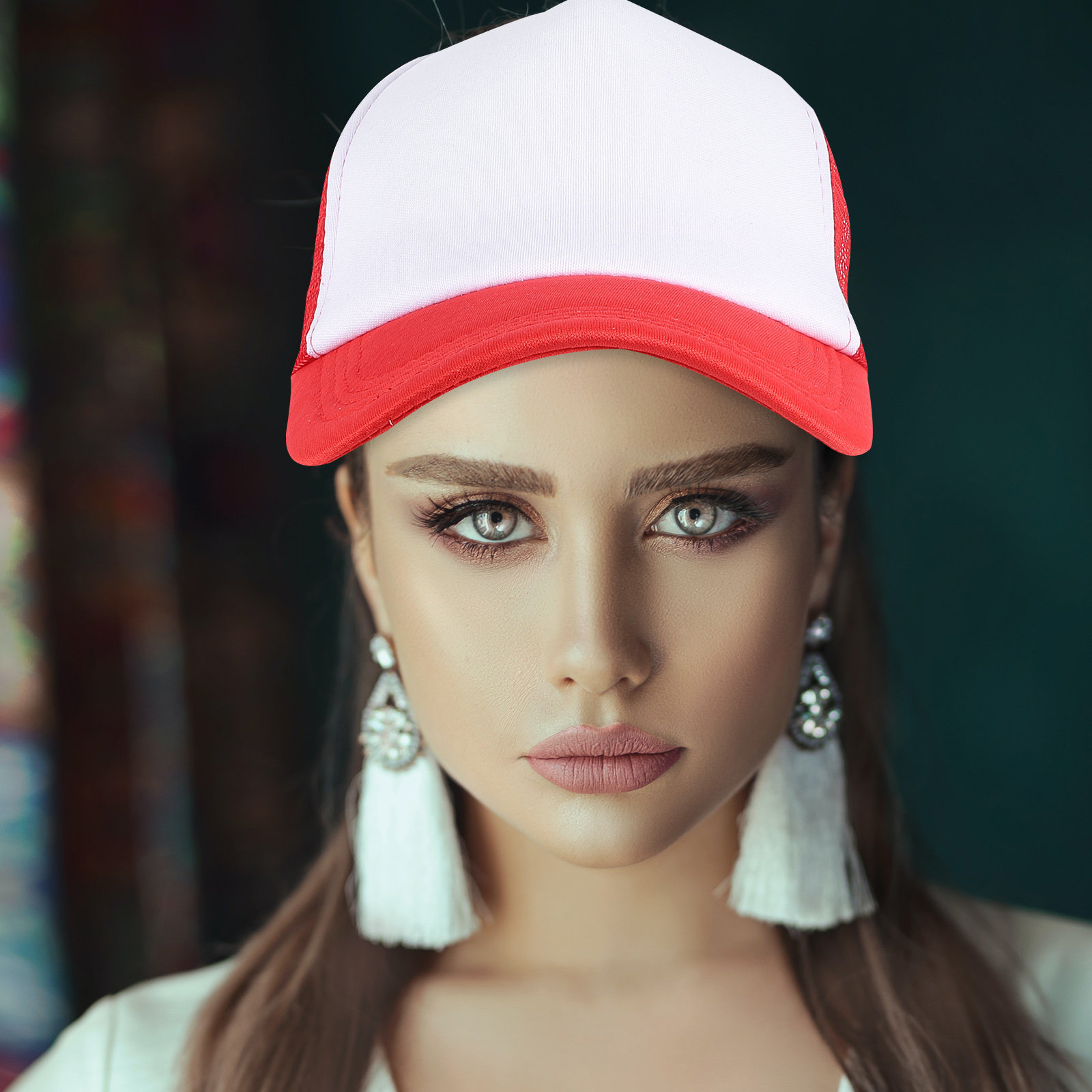 Hat Sublimation Blank - 10 sztuk czapek baseballowych z siatką