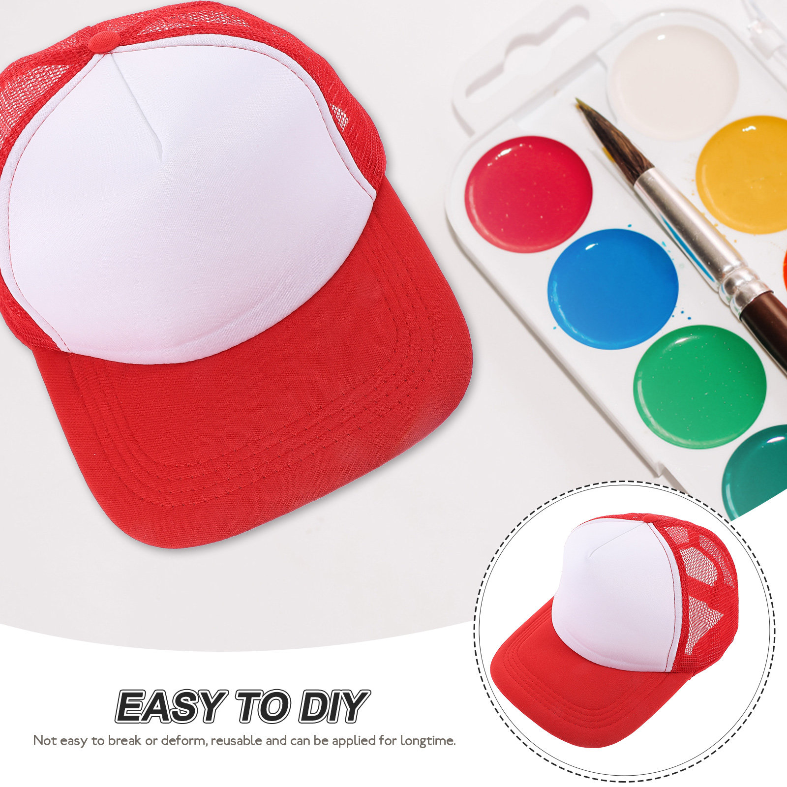 10 sztuk czapek baseballowych  – Hat Sublimation Blank recenzja i cena