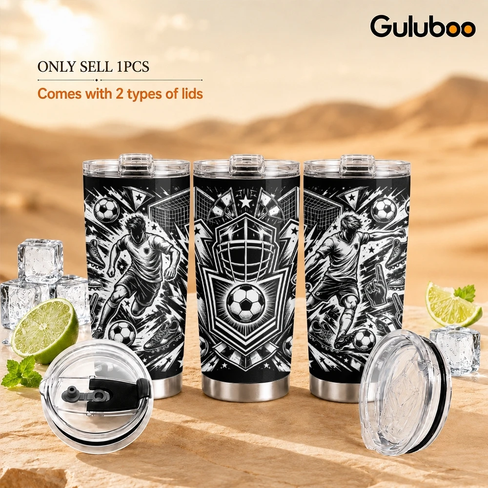 Czarne Białe Sportowe Emblemat – Tumbler 20Oz White recenzja i cena