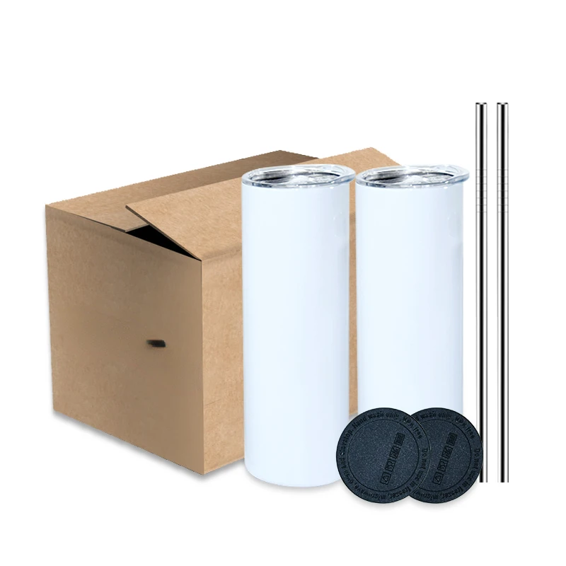 Białe, proste, wąskie kubki te – Tumbler 20Oz White recenzja i cena