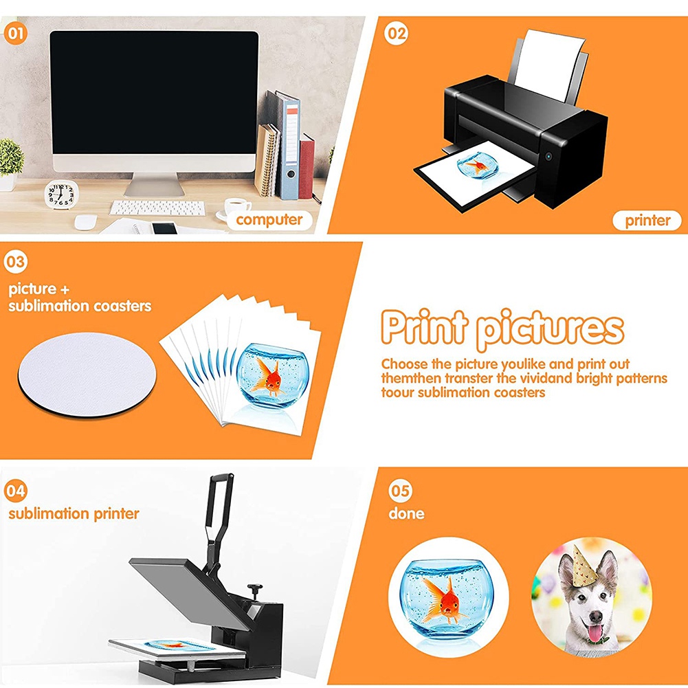 WSFS! Podkładki do sublimacji  – Coaster Sublimation Blank recenzja i cena