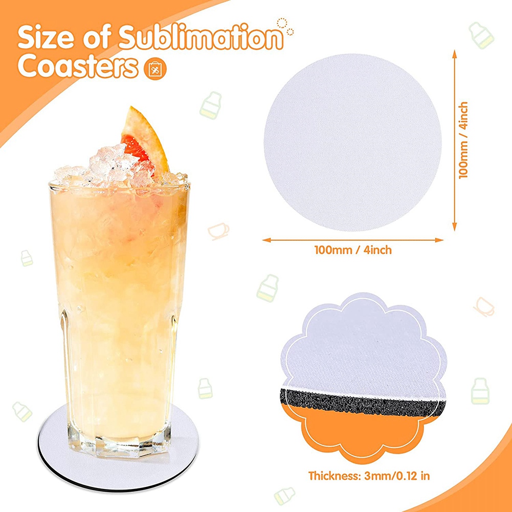 WSFS! Podkładki do sublimacji  – Coaster Sublimation Blank recenzja i cena